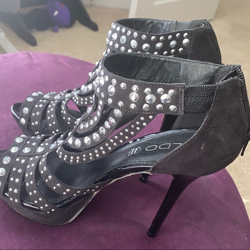 Black high heels